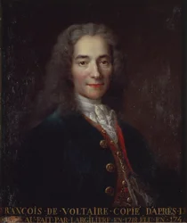 Portræt af Voltaire